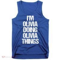 Funny Saying Name Olivia Cute Gift Tank Top thumb 0