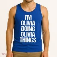 Funny Saying Name Olivia Cute Gift Tank Top thumb 3