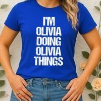 Funny Saying Name Olivia Cute Gift Women's T-Shirt thumb 2