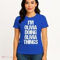 Funny Saying Name Olivia Cute Gift Women's T-Shirt thumb 4