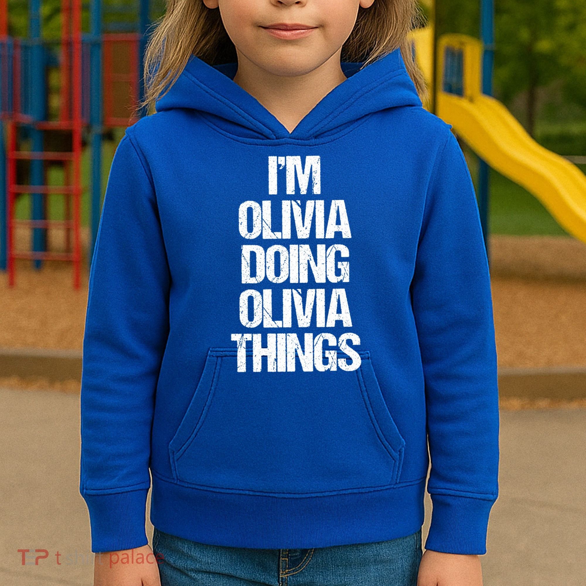 Funny Saying Name Olivia Cute Gift Kids Hoodie