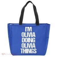 Funny Saying Name Olivia Cute Gift Tote Bag thumb 0