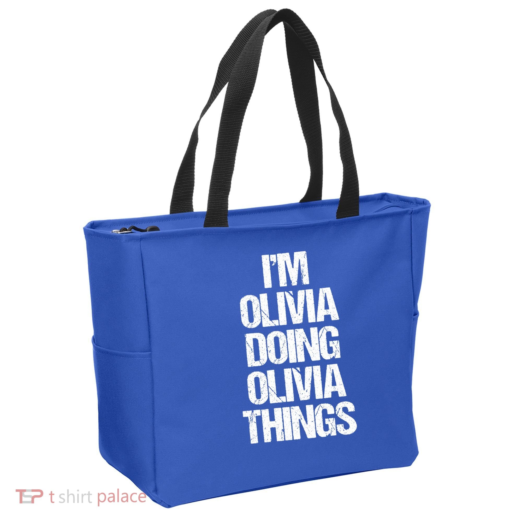 Funny Saying Name Olivia Cute Gift Tote Bag