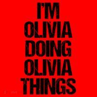 Funny Saying Name Olivia Cute Gift Santa Hat thumb 1