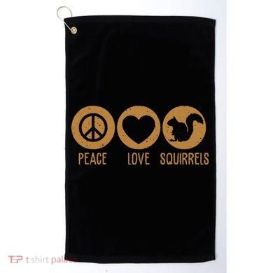 Funny Squirrel Novelty Design Squirrel Lover Golf Towel