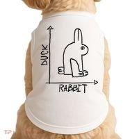 Funny Science Nerd Duck Rabbit Physics Math Geek Doggie Tank thumb 0
