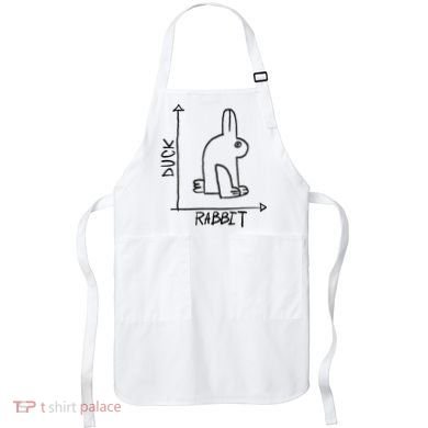 Funny Science Nerd Duck Rabbit Physics Math Geek Apron