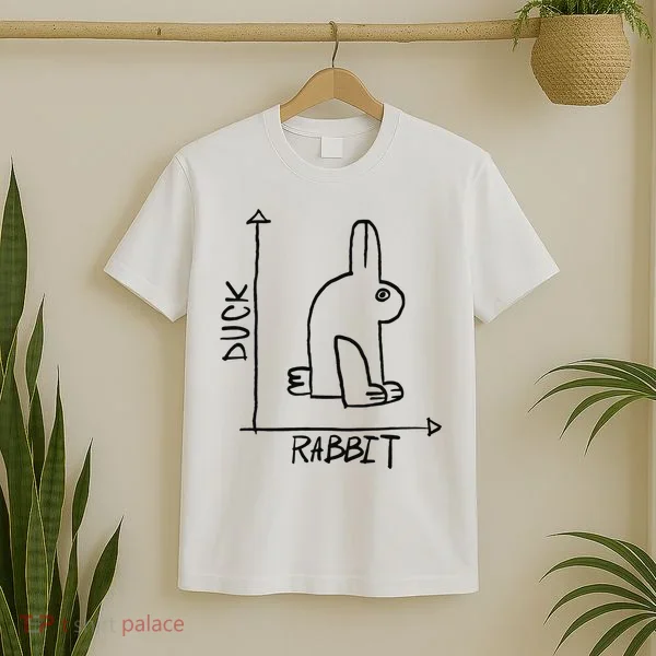 Funny Science Nerd Duck Rabbit Physics Math Geek T-Shirt