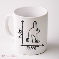 Funny Science Nerd Duck Rabbit Physics Math Geek Coffee Mug thumb 0