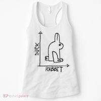 Funny Science Nerd Duck Rabbit Physics Math Geek Women's Tank Top thumb 0