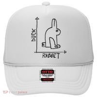 Funny Science Nerd Duck Rabbit Physics Math Geek Hat thumb 0