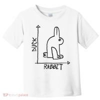 Funny Science Nerd Duck Rabbit Physics Math Geek Toddler T-Shirt thumb 0