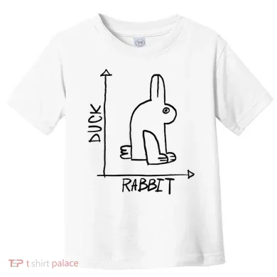 Funny Science Nerd Duck Rabbit Physics Math Geek Toddler T-Shirt