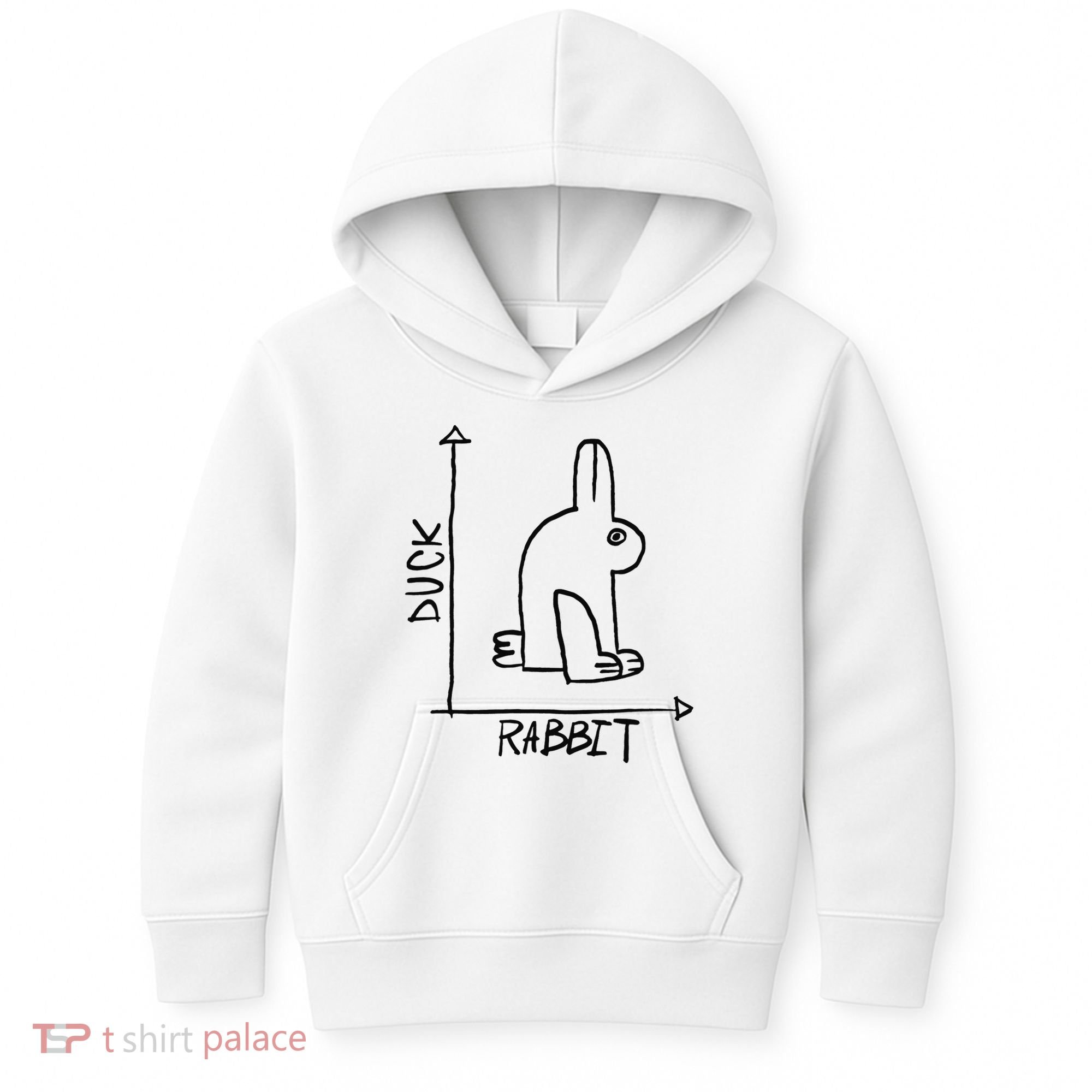 Funny Science Nerd Duck Rabbit Physics Math Geek Kids Hoodie