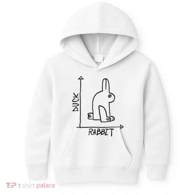 Funny Science Nerd Duck Rabbit Physics Math Geek Kids Hoodie