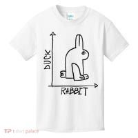 Funny Science Nerd Duck Rabbit Physics Math Geek Kids T-Shirt thumb 0