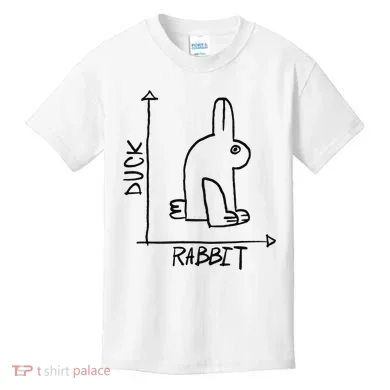 Funny Science Nerd Duck Rabbit Physics Math Geek Kids T-Shirt