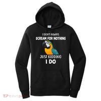 Funny Scream Nothing Blue And Gold Macaw Parrot Bird Funny Gift Women's Hoodie thumb 0