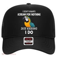 Funny Scream Nothing Blue And Gold Macaw Parrot Bird Funny Gift Hat thumb 0