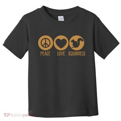 Funny Squirrel Novelty Design Squirrel Lover Toddler T-Shirt