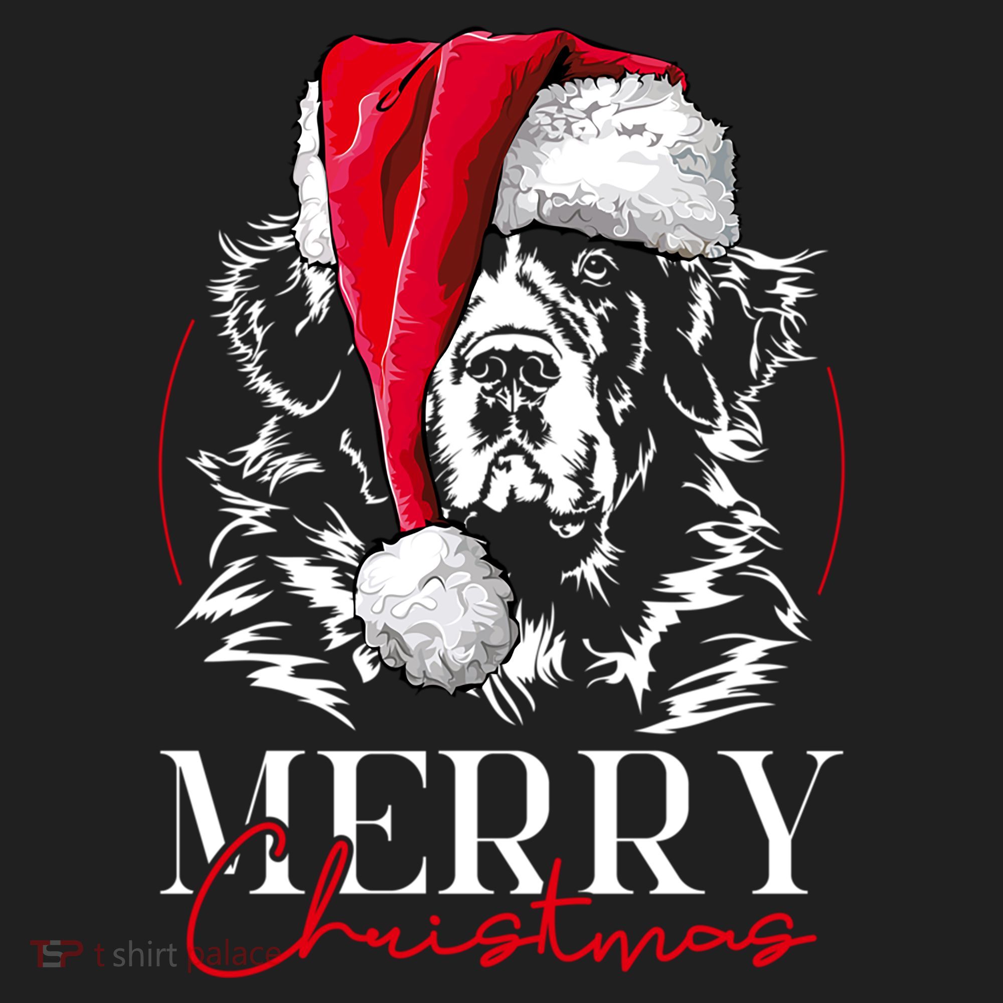 Funny Santa Newfoundland Newfie Merry Christmas Dog Mom Gift Beanie