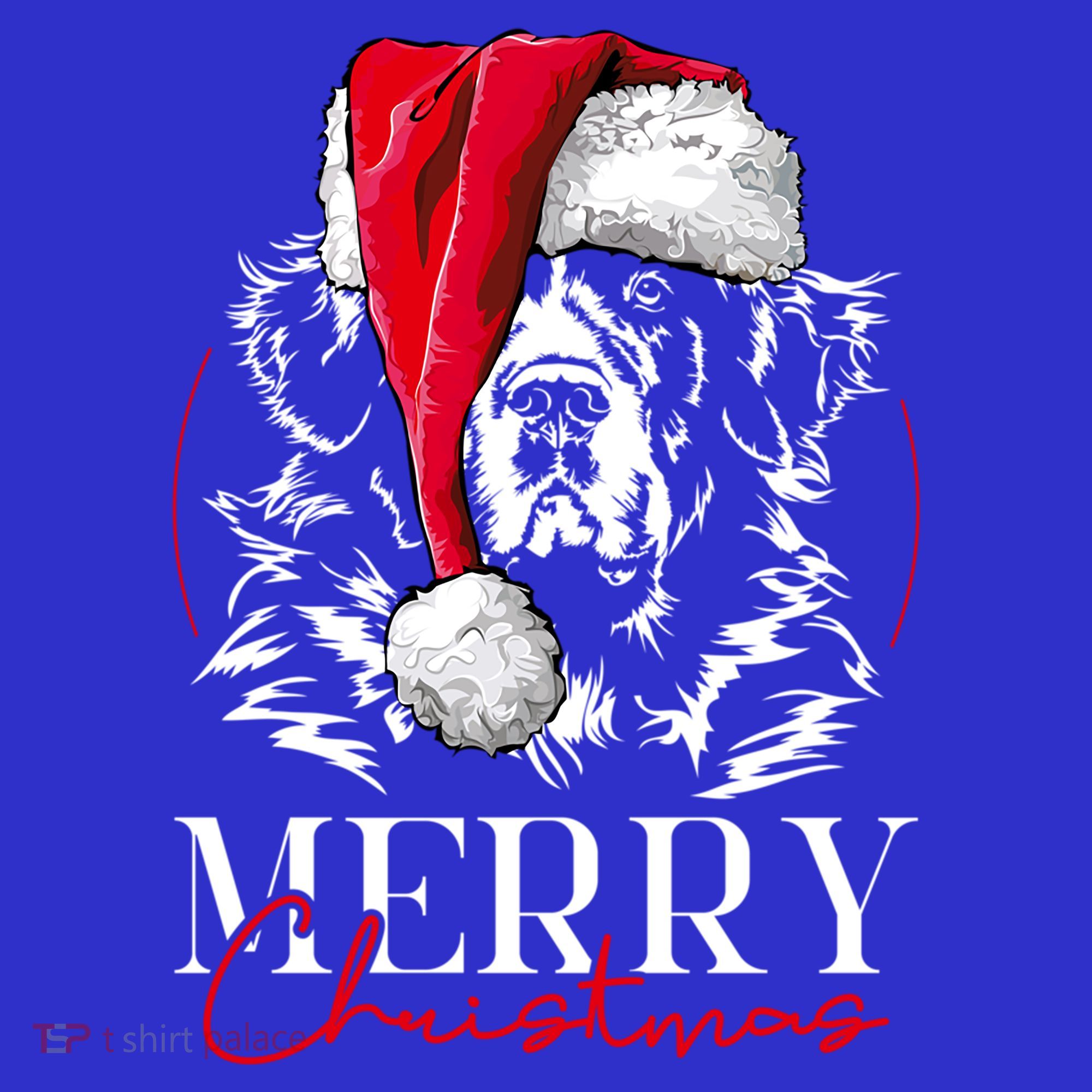 Funny Santa Newfoundland Newfie Merry Christmas Dog Mom Gift Women's Tank Top