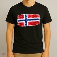 Football Soccer Norway Flag World Fan T-Shirt thumb 3