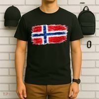 Football Soccer Norway Flag World Fan T-Shirt thumb 6