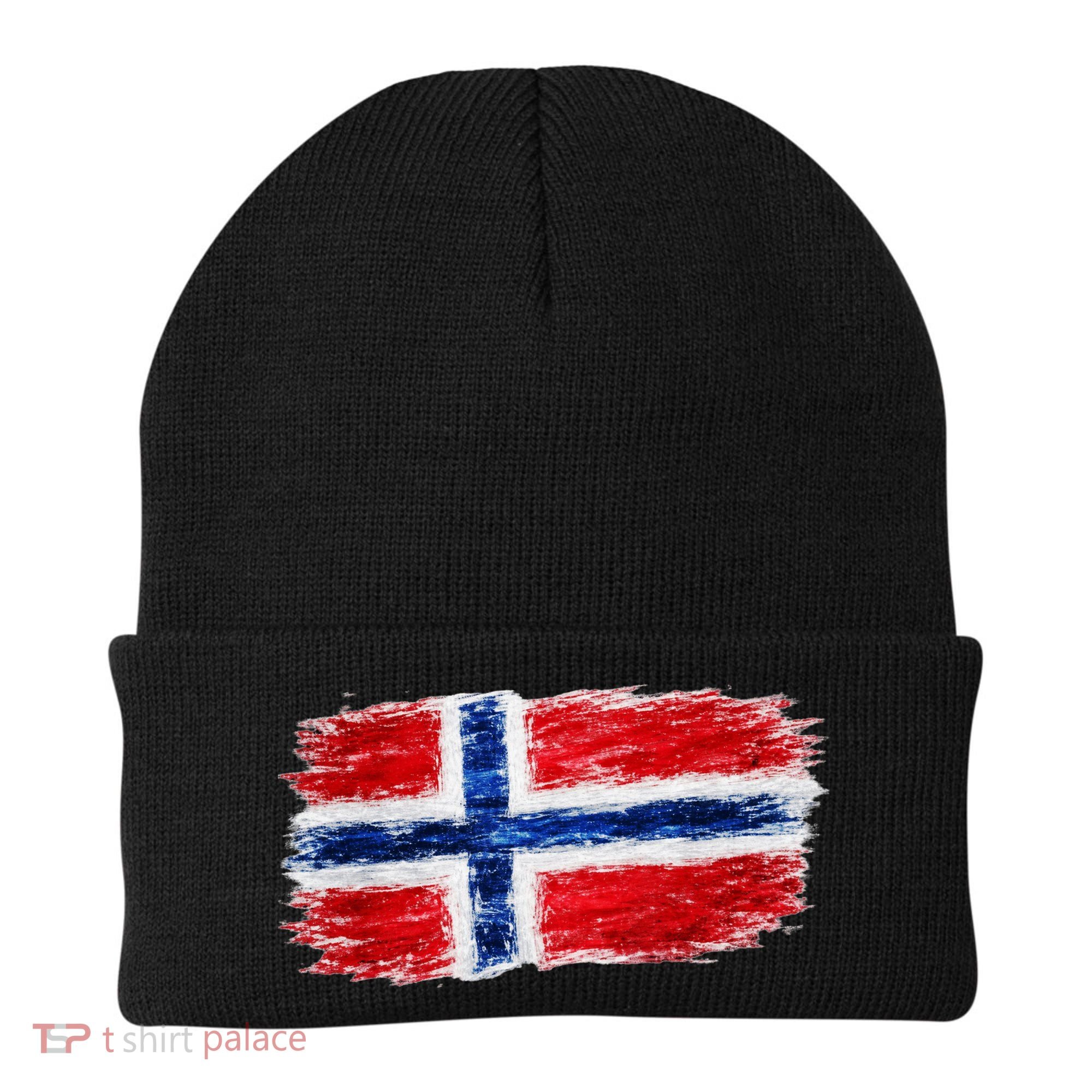 Football Soccer Norway Flag World Fan Beanie