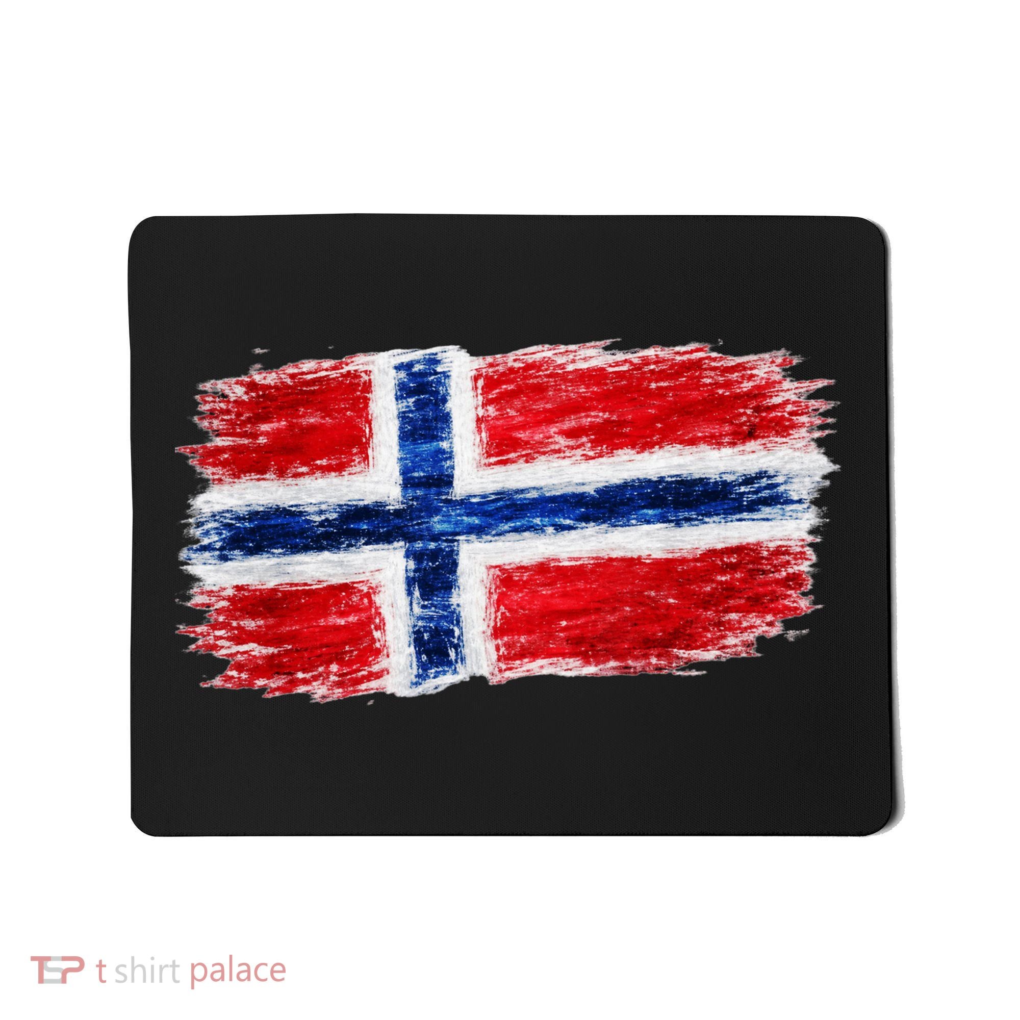Football Soccer Norway Flag World Fan Mousepad