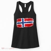 Football Soccer Norway Flag World Fan Women's Tank Top thumb 0