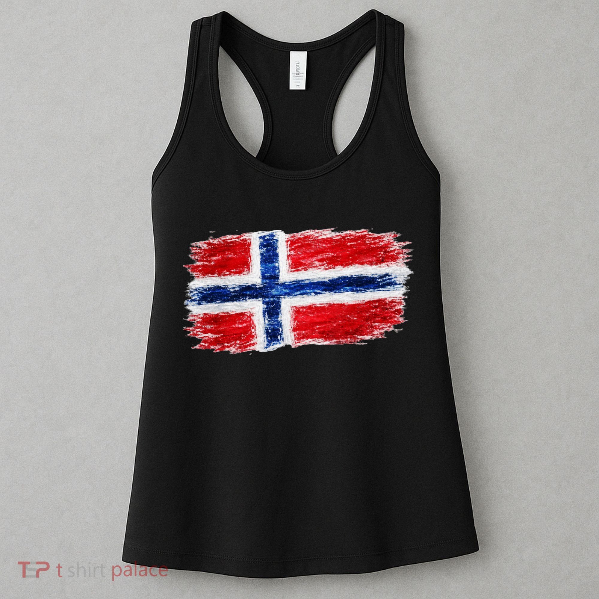 Football Soccer Norway Flag World Fan Women's Tank Top
