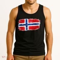 Football Soccer Norway Flag World Fan Tank Top thumb 3