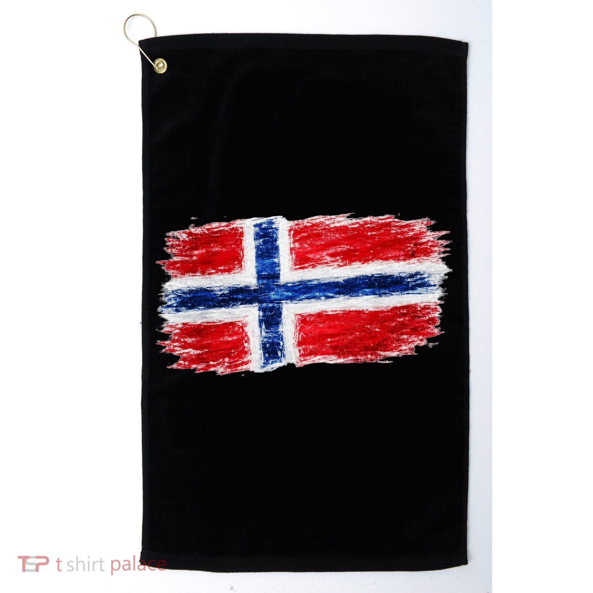 Football Soccer Norway Flag World Fan Golf Towel