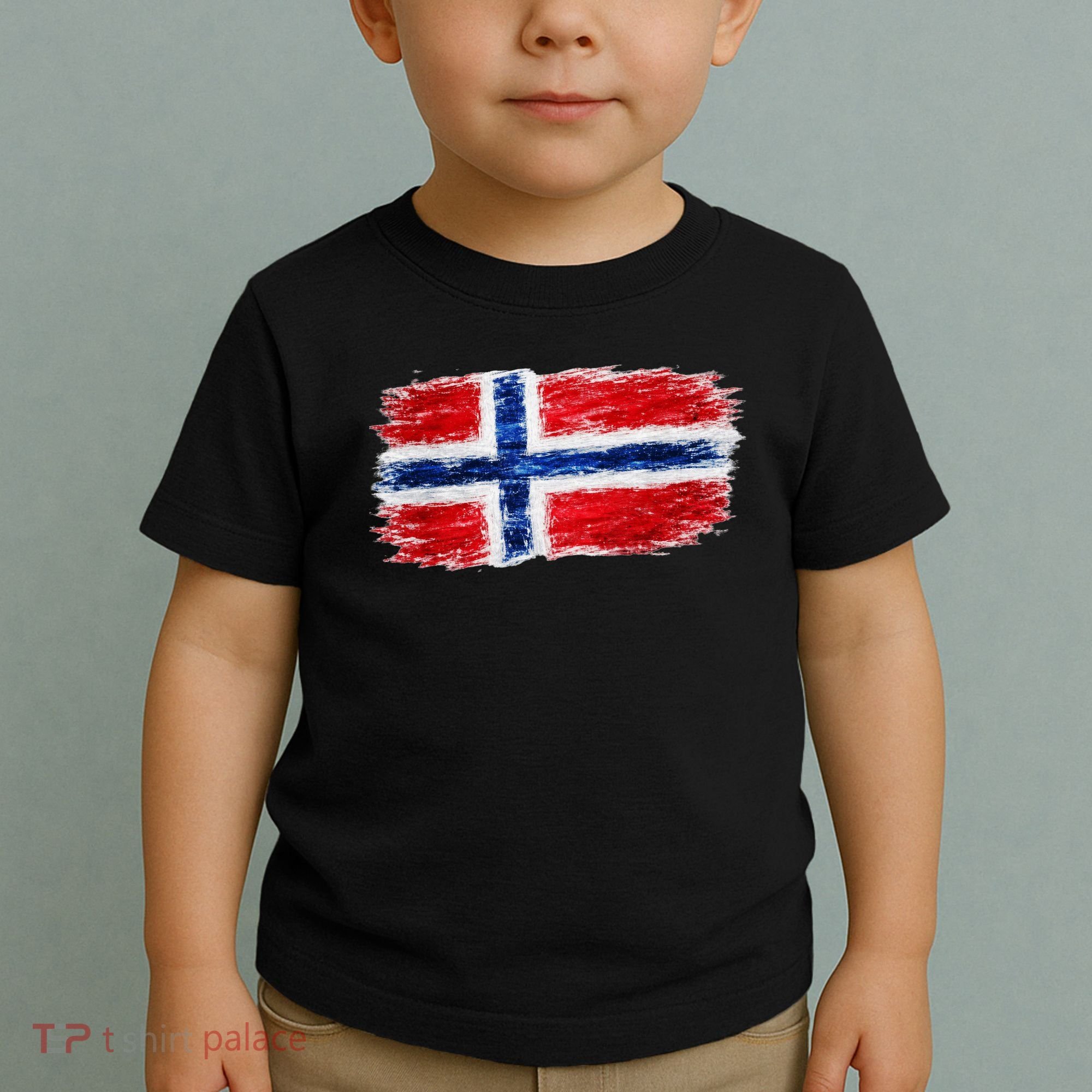 Football Soccer Norway Flag World Fan Toddler T-Shirt