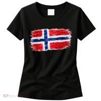 Football Soccer Norway Flag World Fan Women's T-Shirt thumb 0