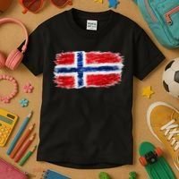Football Soccer Norway Flag World Fan Kids T-Shirt thumb 3
