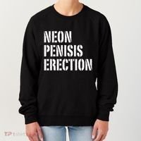 Funny Saying Neon Penisis Erection Women's Sweatshirt thumb 0
