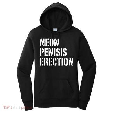 Funny Saying Neon Penisis Erection Women's Hoodie