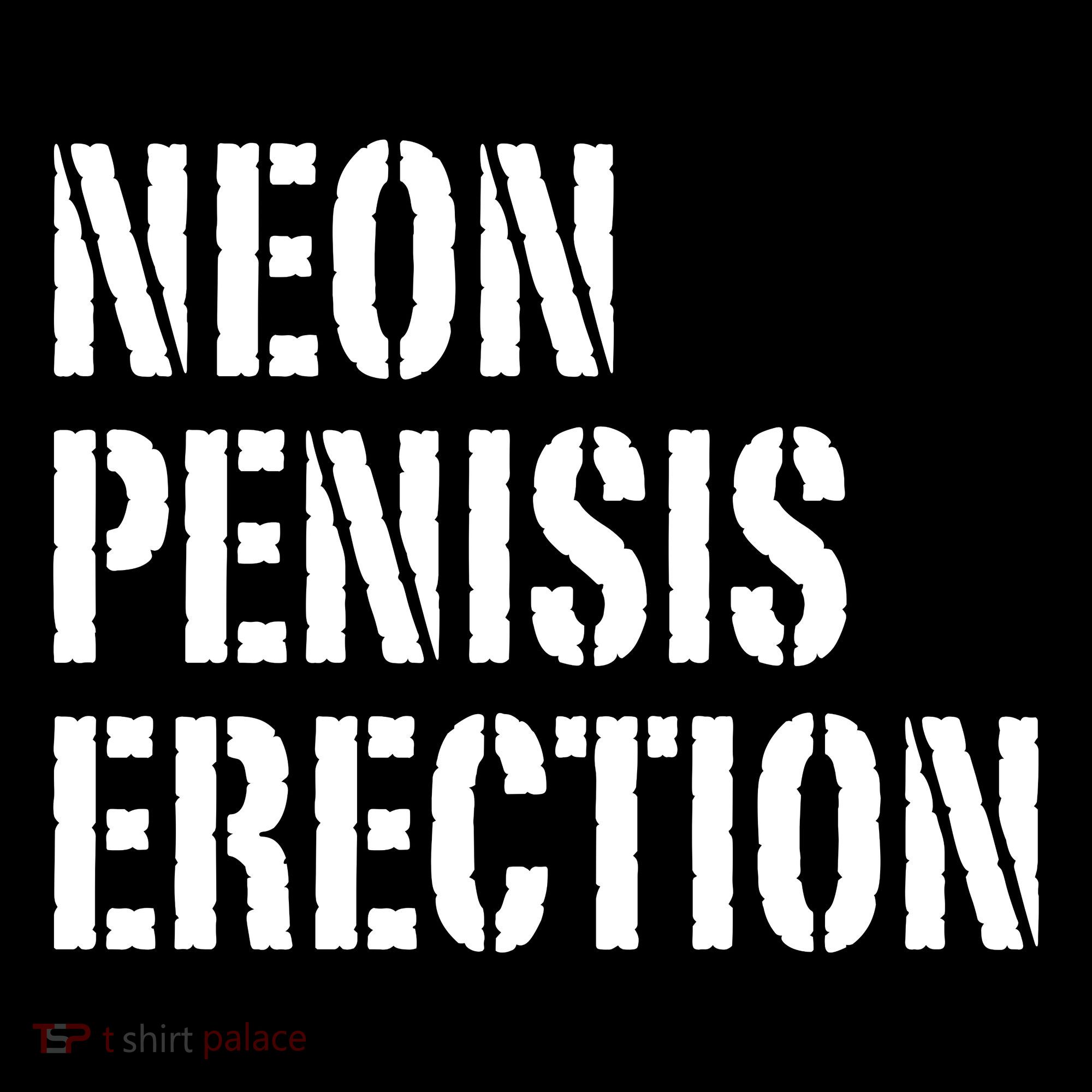Funny Saying Neon Penisis Erection Women's Hoodie