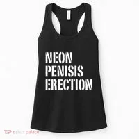 Funny Saying Neon Penisis Erection Women's Tank Top thumb 0
