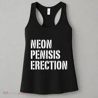 Funny Saying Neon Penisis Erection Women's Tank Top thumb 3