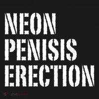 Funny Saying Neon Penisis Erection Tank Top thumb 6