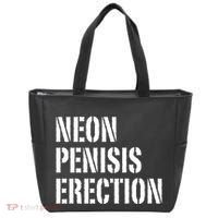Funny Saying Neon Penisis Erection Tote Bag thumb 0
