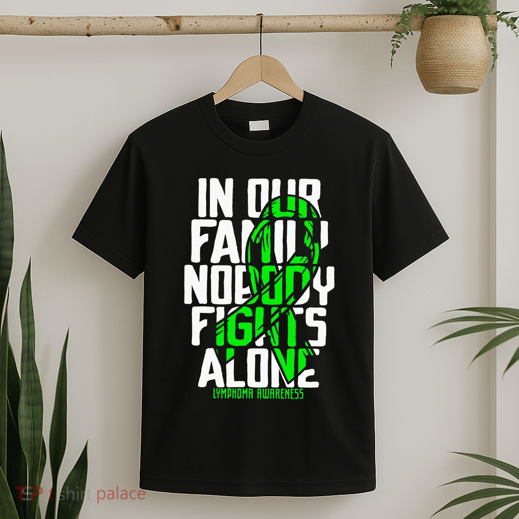 Family Support Non HodgkinS Lymphoma Cancer Awareness T-Shirt