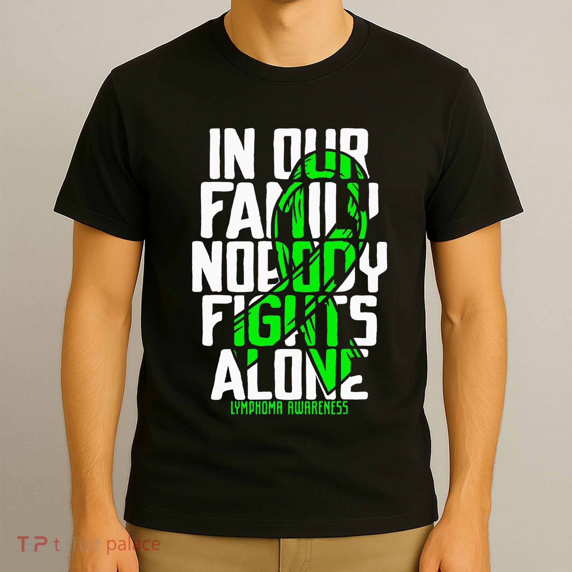 Family Support Non HodgkinS Lymphoma Cancer Awareness T-Shirt