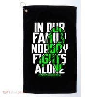 Family Support Non HodgkinS Lymphoma Cancer Awareness Golf Towel thumb 0