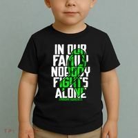Family Support Non HodgkinS Lymphoma Cancer Awareness Toddler T-Shirt thumb 2