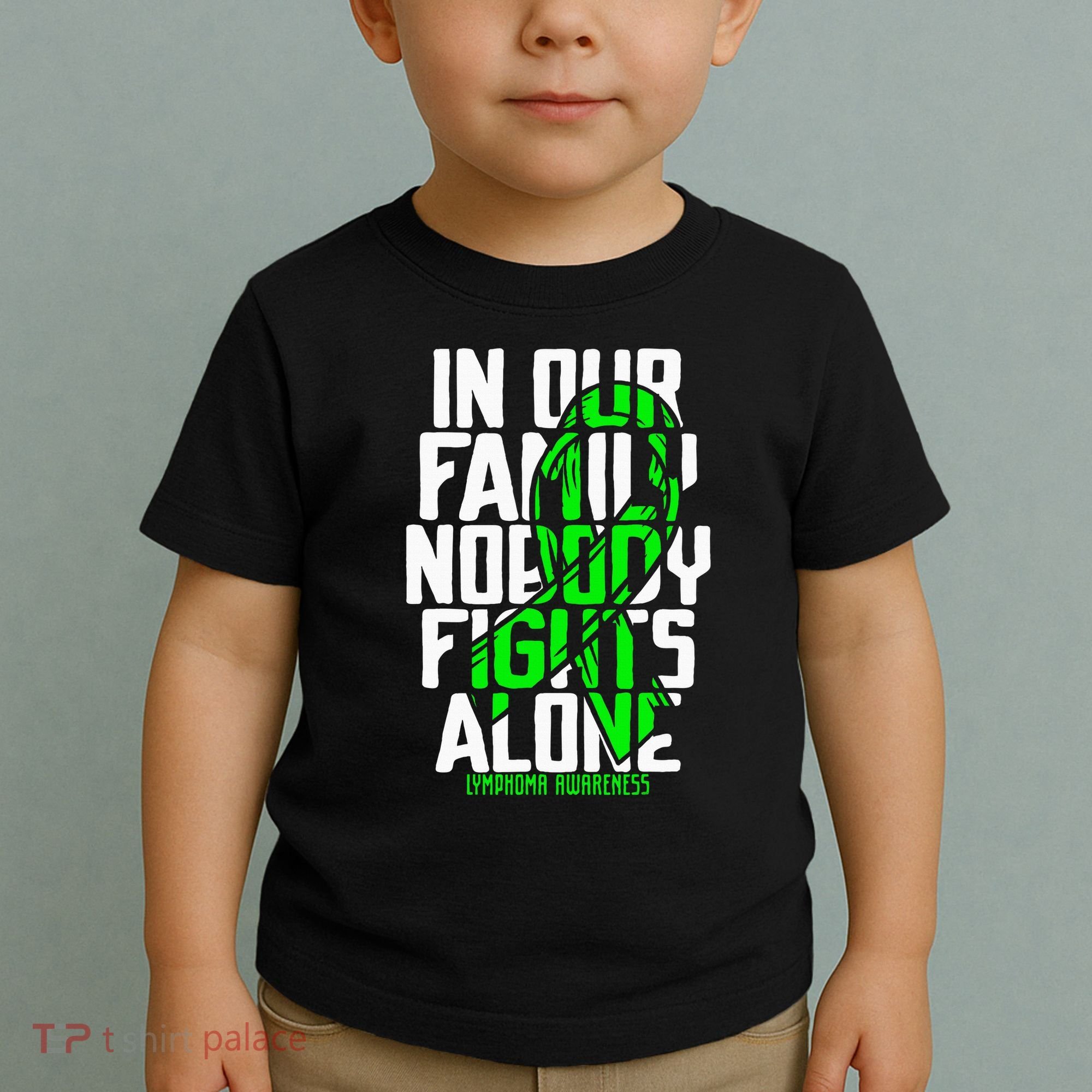 Family Support Non HodgkinS Lymphoma Cancer Awareness Toddler T-Shirt