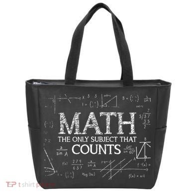 Funny Science Nerd Math The Only Subject That Counts Math Tote Bag